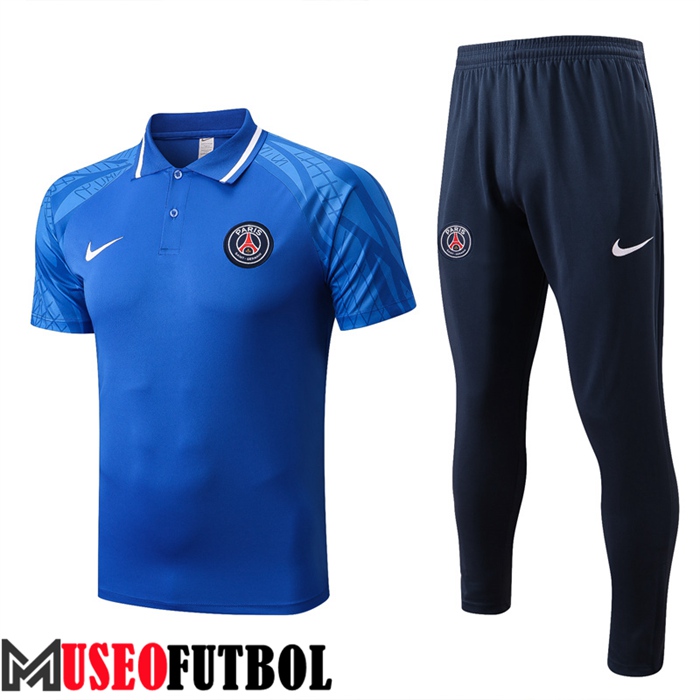 Camiseta Polo PSG Azul 2022/2023