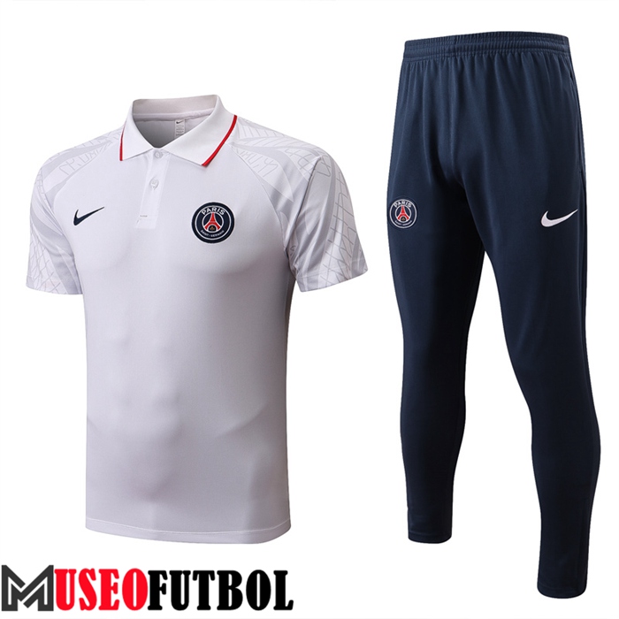 Camiseta Polo PSG Blanco 2022/2023