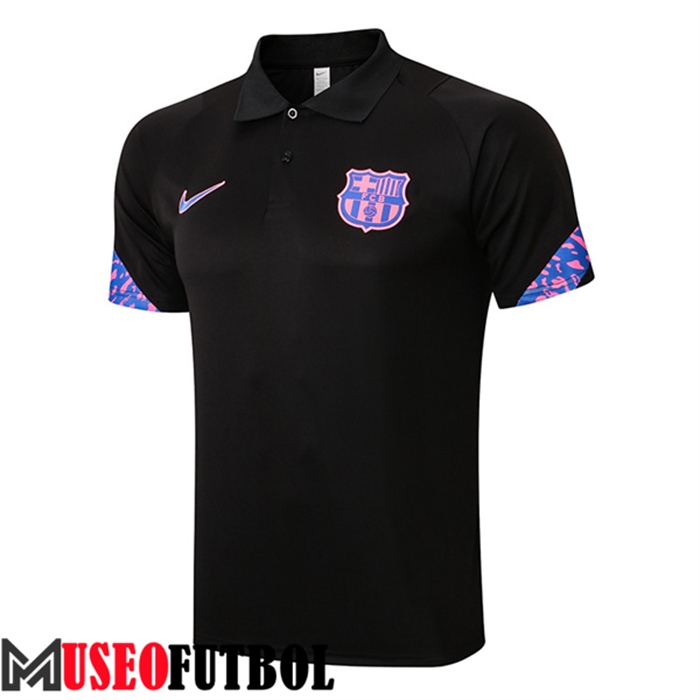 Camiseta Polo FC Barcelona Negro 2022/2023