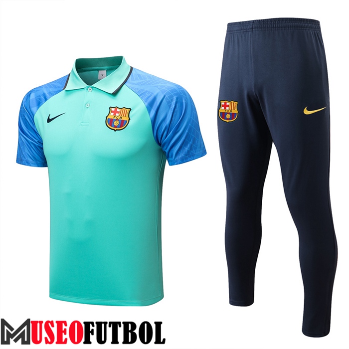 Camiseta Polo FC Barcelona Verde 2022/2023