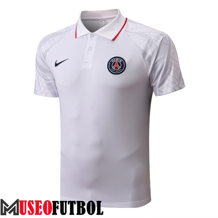 Camiseta Polo PSG Blanco 2022/2023