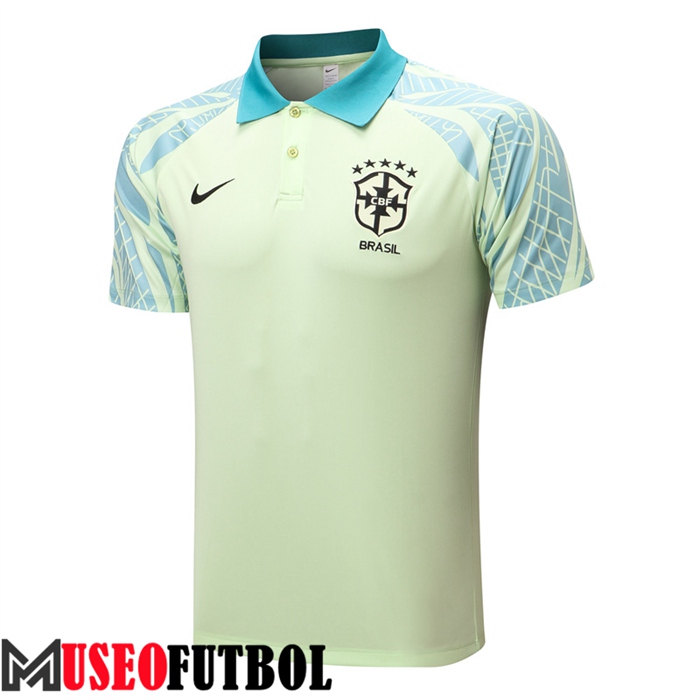 Camiseta Polo Brasil Verde 2022/2023