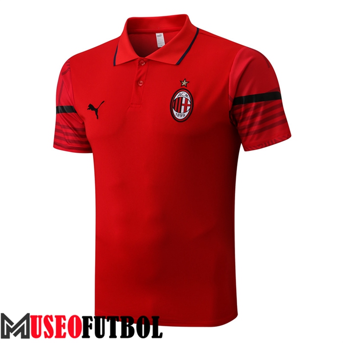 Camiseta Polo AC Milan Rojo 2022/2023