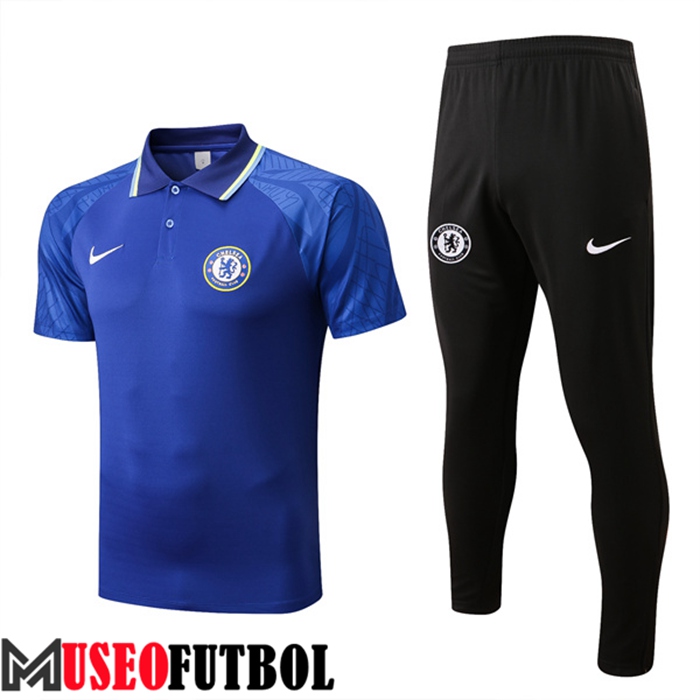 Camiseta Polo FC Chelsea Azul 2022/2023