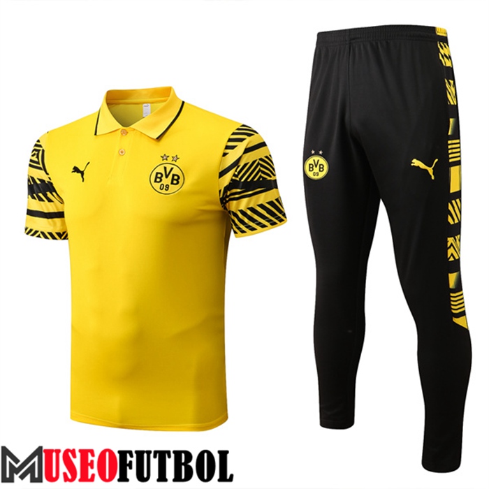 Camiseta Polo Dortmund BVB Amarillo 2022/2023