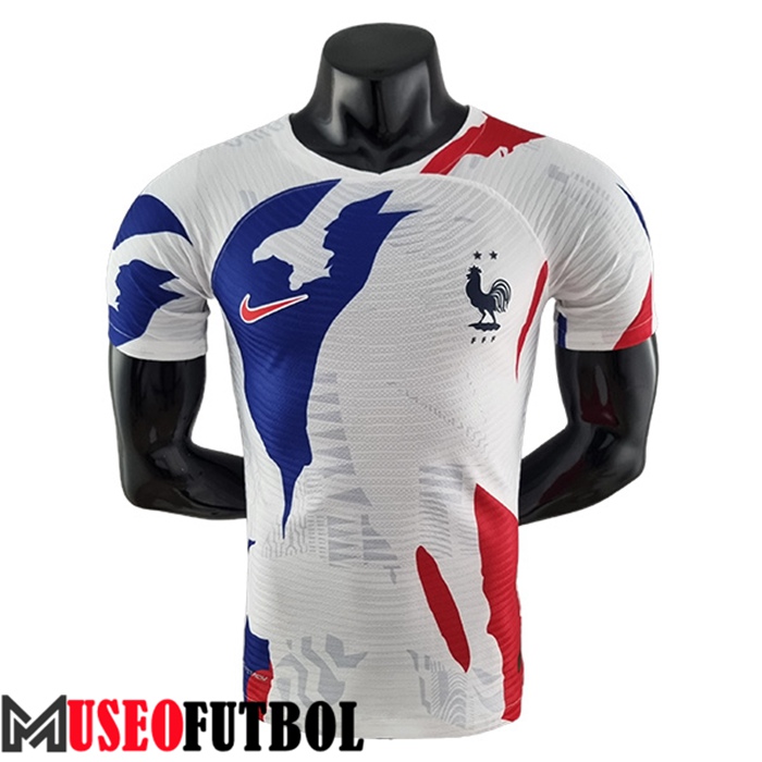 Camiseta Entrenamiento Francia Blanco/Azul 2022/2023