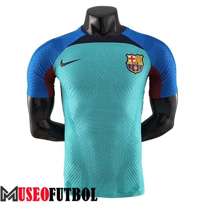 Camiseta Entrenamiento FC Barcelona Azul/Verde 2022/2023