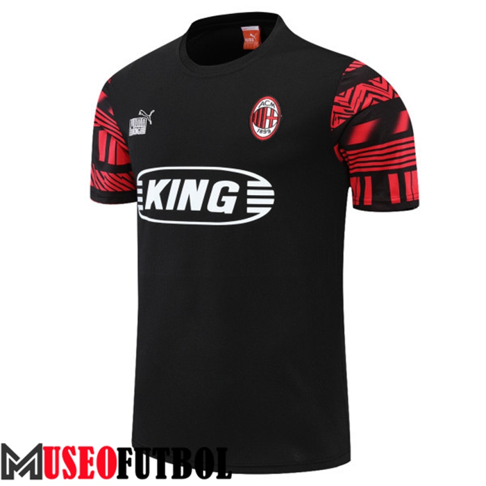 Camiseta Entrenamiento AC Milan Negro 2022/2023