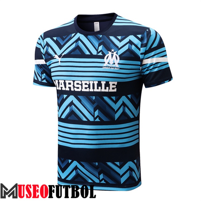 Camiseta Entrenamiento Marsella OM Azul/Negro 2022/2023