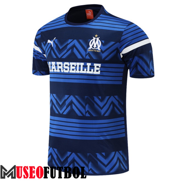 Camiseta Entrenamiento Marsella OM Azul Marin 2022/2023