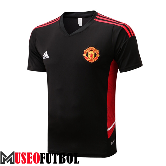 Camiseta Entrenamiento Manchester United Negro 2022/2023