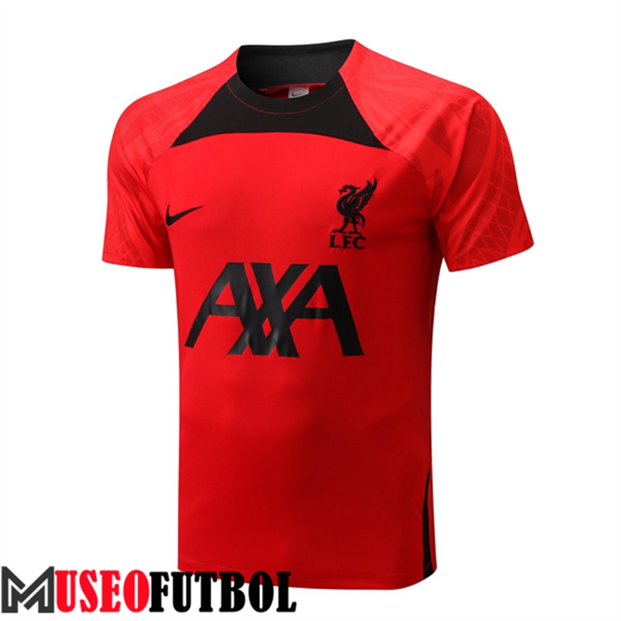 Camiseta Entrenamiento FC Liverpool Rojo/Negro 2022/2023