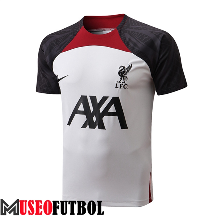 Camiseta Entrenamiento FC Liverpool Blanco/Negro 2022/2023