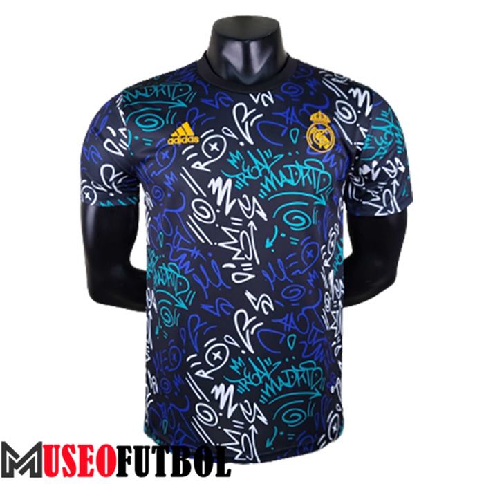 Camiseta Entrenamiento Real Madrid Negro/Rojo 2022/2023