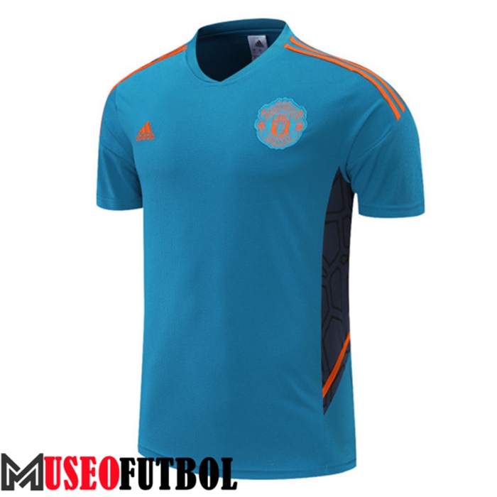 Camiseta Entrenamiento Manchester United Azul 2022/2023