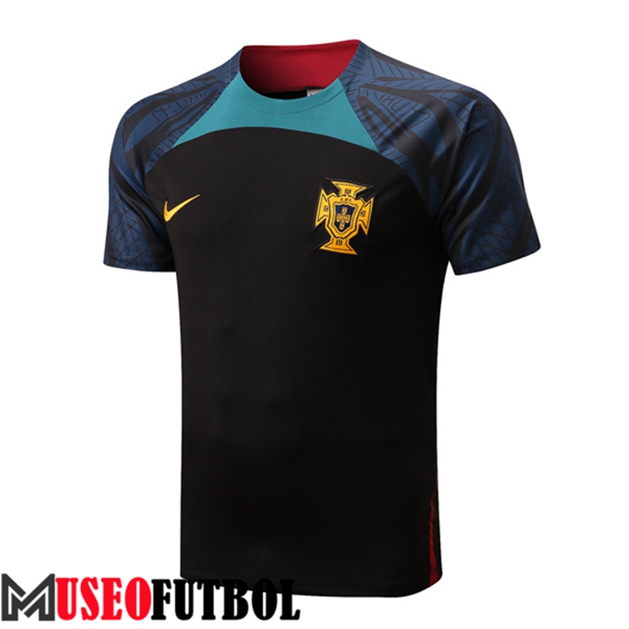 Camiseta Entrenamiento Portugal Negro 2022/2023