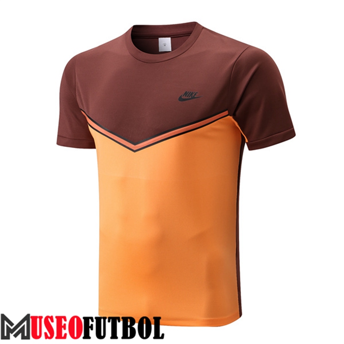 Camiseta Entrenamiento Nike Amarillo/Marrón 2022/2023