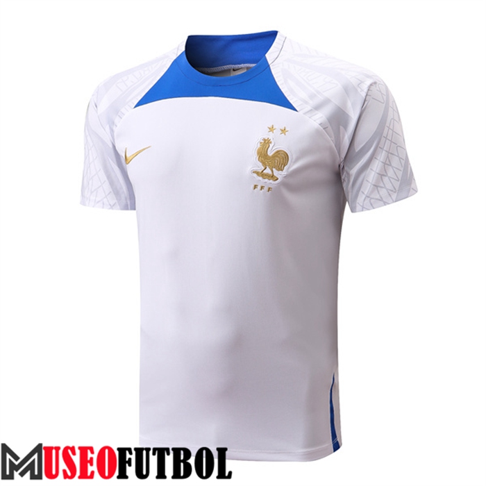 Camiseta Entrenamiento Francia Blanco 2022/2023