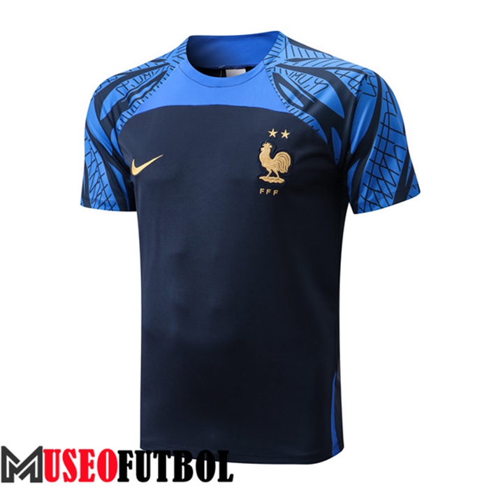 Camiseta Entrenamiento Francia Azul Marin 2022/2023