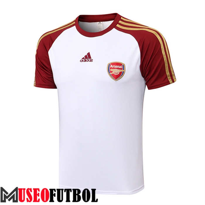 Camiseta Entrenamiento Arsenal Blanco/Rojo 2022/2023