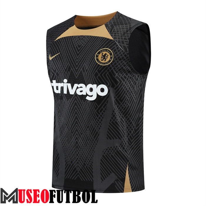 Chalecos De Futbol FC Chelsea Negro 2022/2023