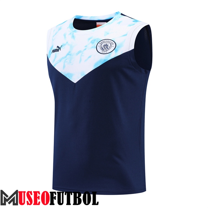 Chalecos De Futbol Manchester City Azul Marin 2022/2023