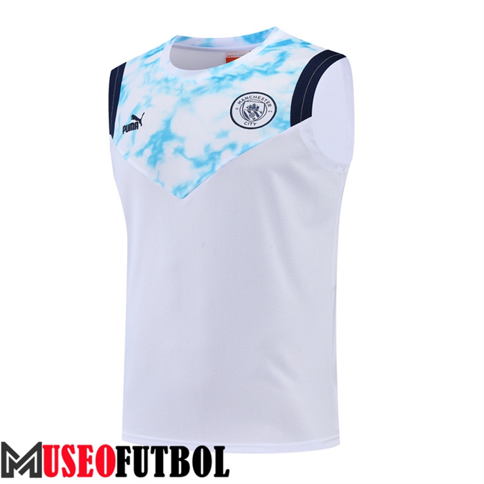 Chalecos De Futbol Manchester City Blanco 2022/2023