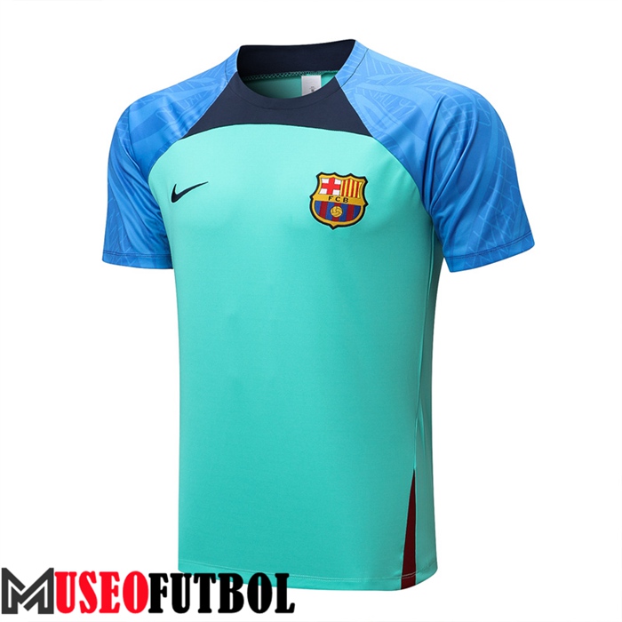 Camiseta Entrenamiento FC Barcelona Azul/Verde 2022/2023