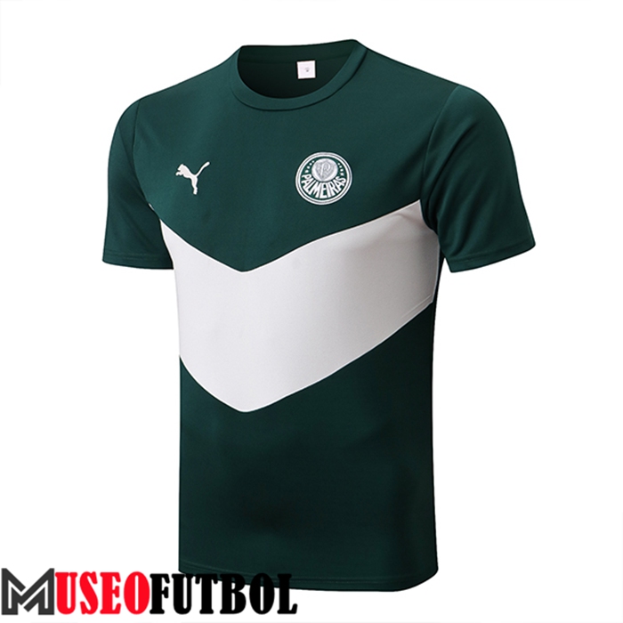 Camiseta Entrenamiento Palmeiras Verde/Blanco 2022/2023