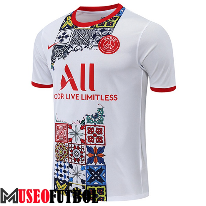 Camiseta Entrenamiento PSG Rojo/Blanco 2022/2023