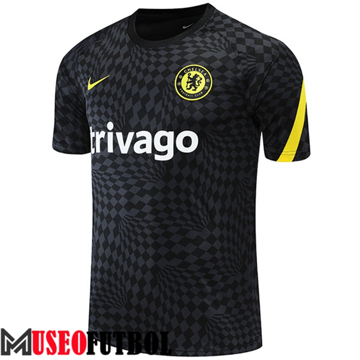 Camiseta Entrenamiento FC Chelsea Negro 2022/2023