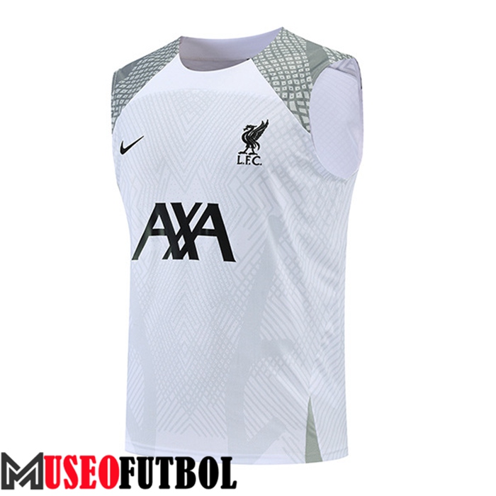 Chalecos De Futbol FC Liverpool Blanco 2022/2023