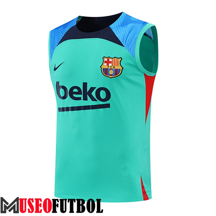 Chalecos De Futbol FC Barcelona Azul/Verde 2022/2023