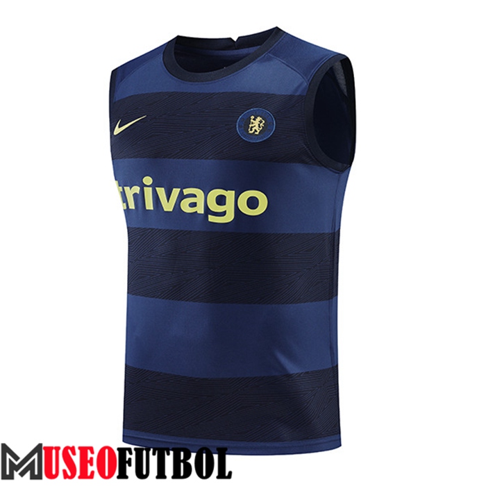 Chalecos De Futbol FC Chelsea Negro/Azul 2022/2023