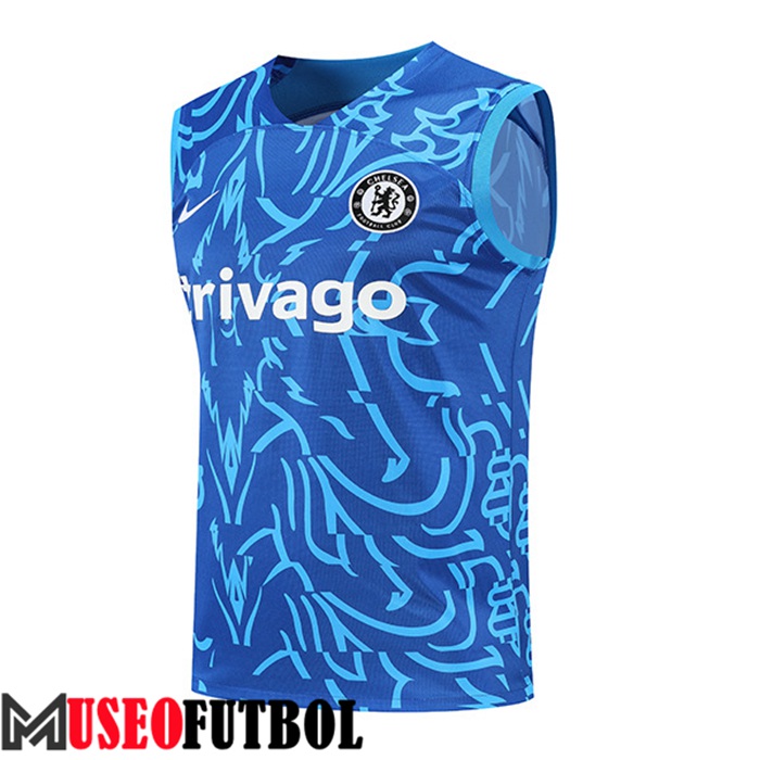 Chalecos De Futbol FC Chelsea Pattern Azul 2022/2023