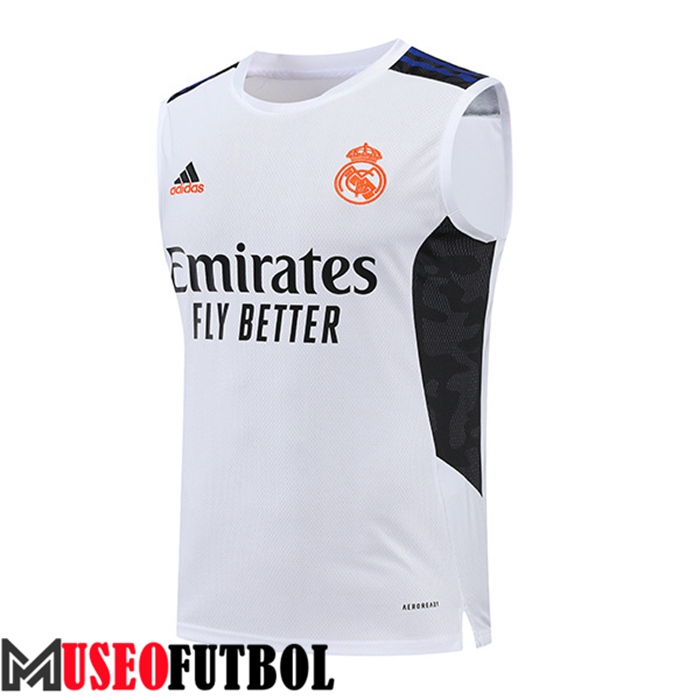 Chalecos De Futbol Real Madrid Blanco/Negro 2022/2023