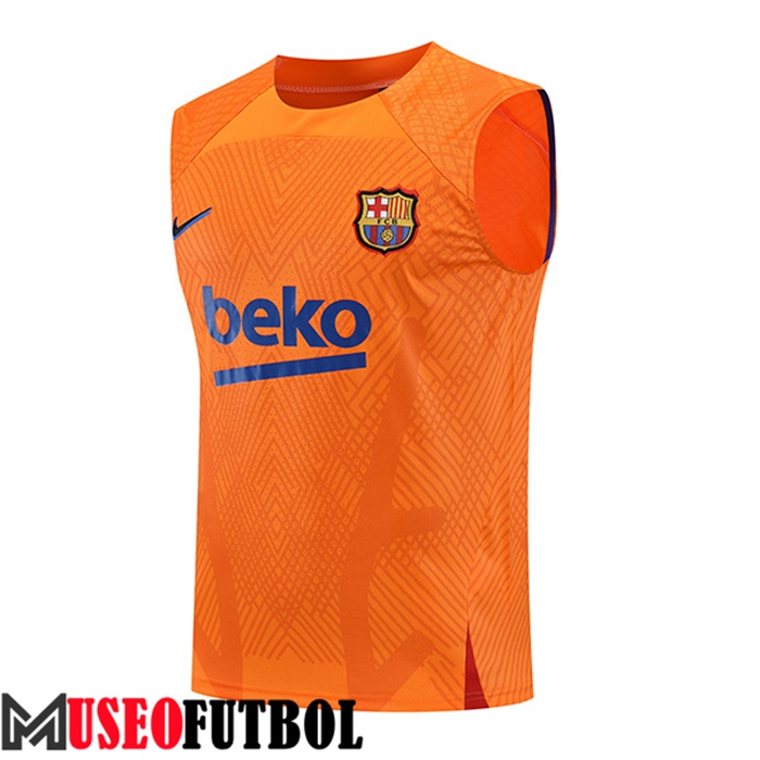 Chalecos De Futbol FC Barcelona Naranja 2022/2023