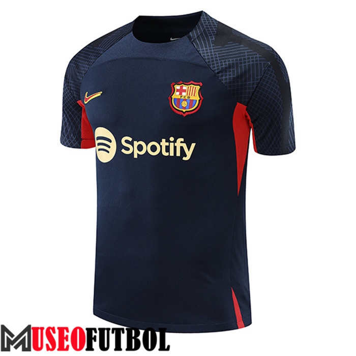 Camiseta Entrenamiento FC Barcelona Azul Marin/Rojo 2022/2023