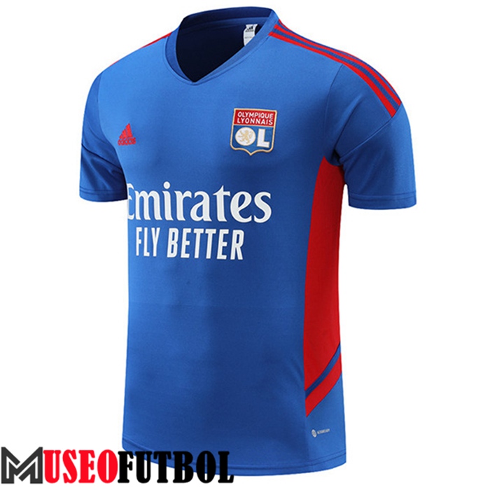 Camiseta Entrenamiento Lyon Azul 2022/2023