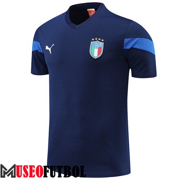 Camiseta Entrenamiento Italia Azul Marin 2022/2023