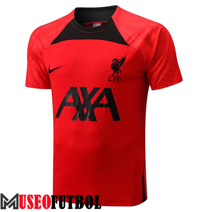 Camiseta Entrenamiento FC Liverpool Rojo/Negro 2022/2023