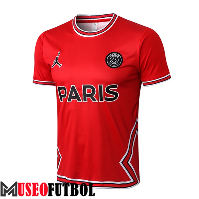 Camiseta Entrenamiento Jordan PSG Rojo 2022/2023