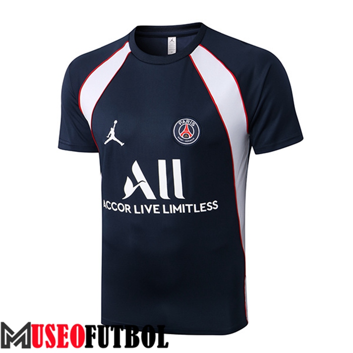 Camiseta Entrenamiento PSG Jordan Azul Marin/Blanco 2022/2023