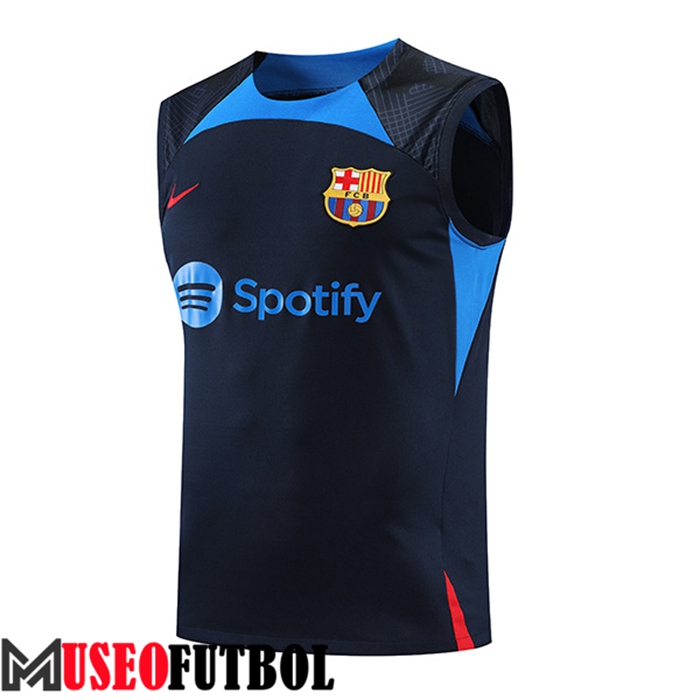 Chalecos De Futbol FC Barcelona Azul Marin 2022/2023