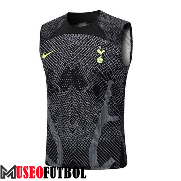 Chalecos De Futbol Tottenham Hotspur Negro/Gris 2022/2023