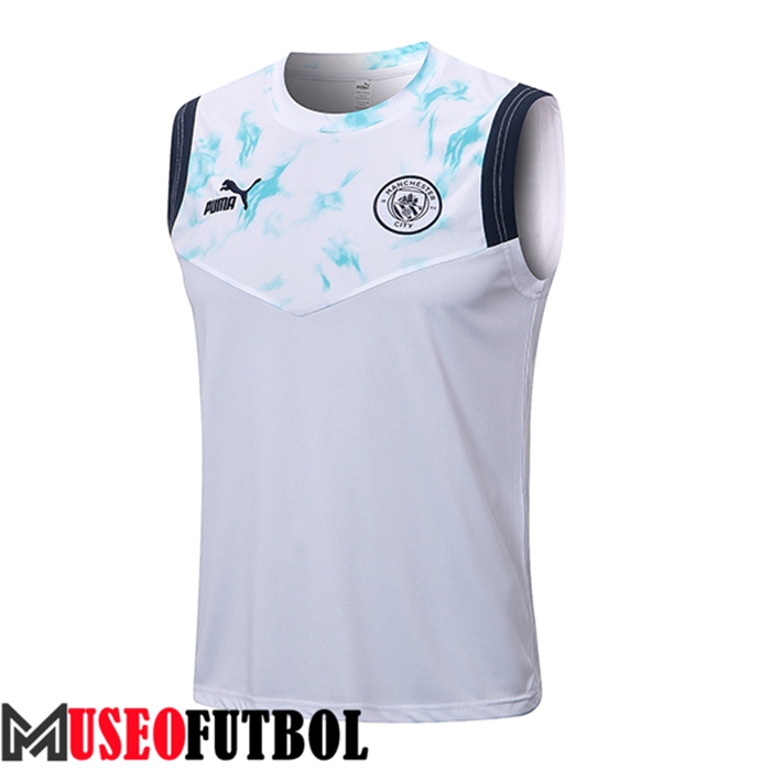 Chalecos De Futbol Manchester City Blanco 2022/2023