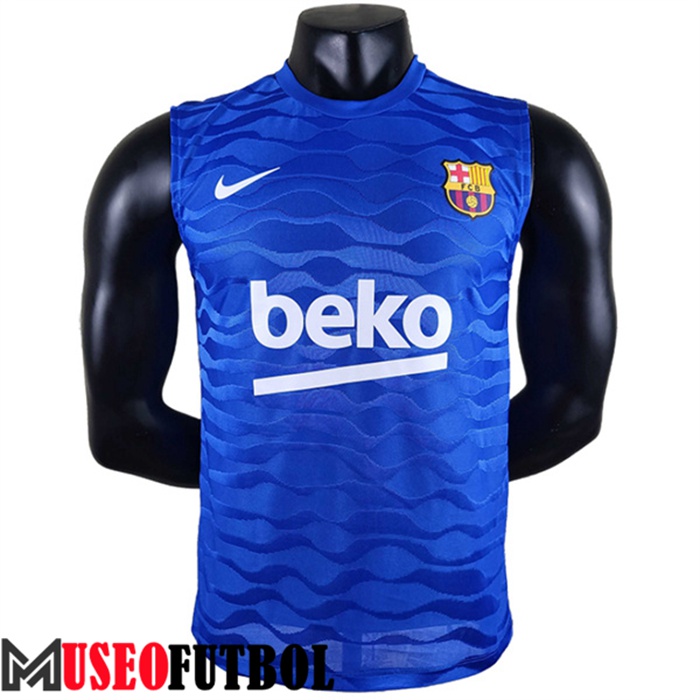 Camiseta Entrenamiento Sin mangas FC Barcelona Azul 2022/2023