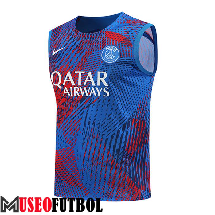 Chalecos De Futbol PSG Rojo/Azul 2022/2023