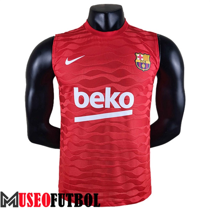 Camiseta Entrenamiento Sin mangas FC Barcelona Rojo 2022/2023