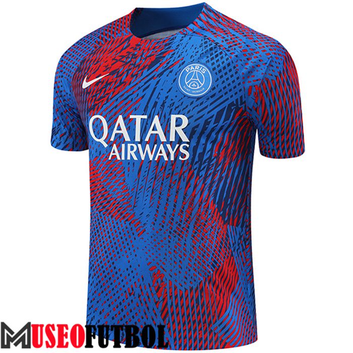 Camiseta Entrenamiento PSG Azul/Rojo 2022/2023